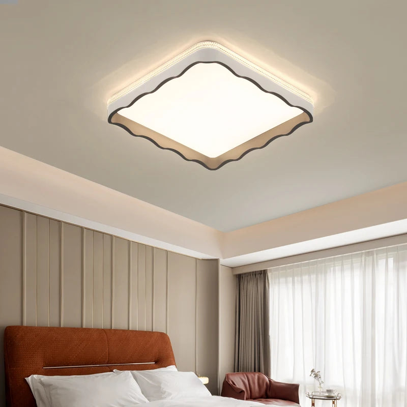 plafonnier simple en forme de vague pour décoration intérieure - vue 4 sur 10