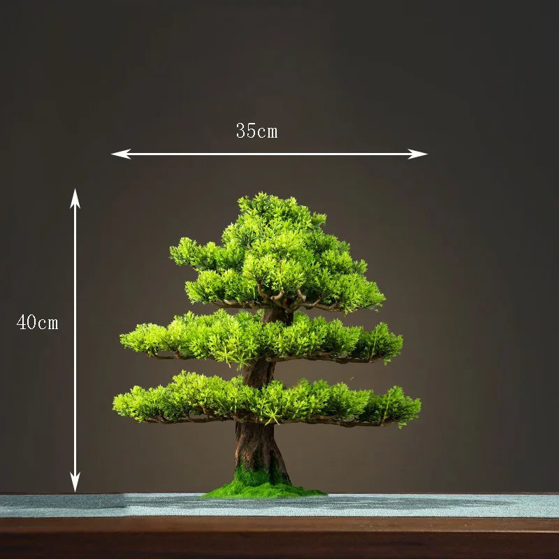 décoration intérieure faux arbre bonsaï style chinois pour intérieur et extérieur - vue 4 sur 22