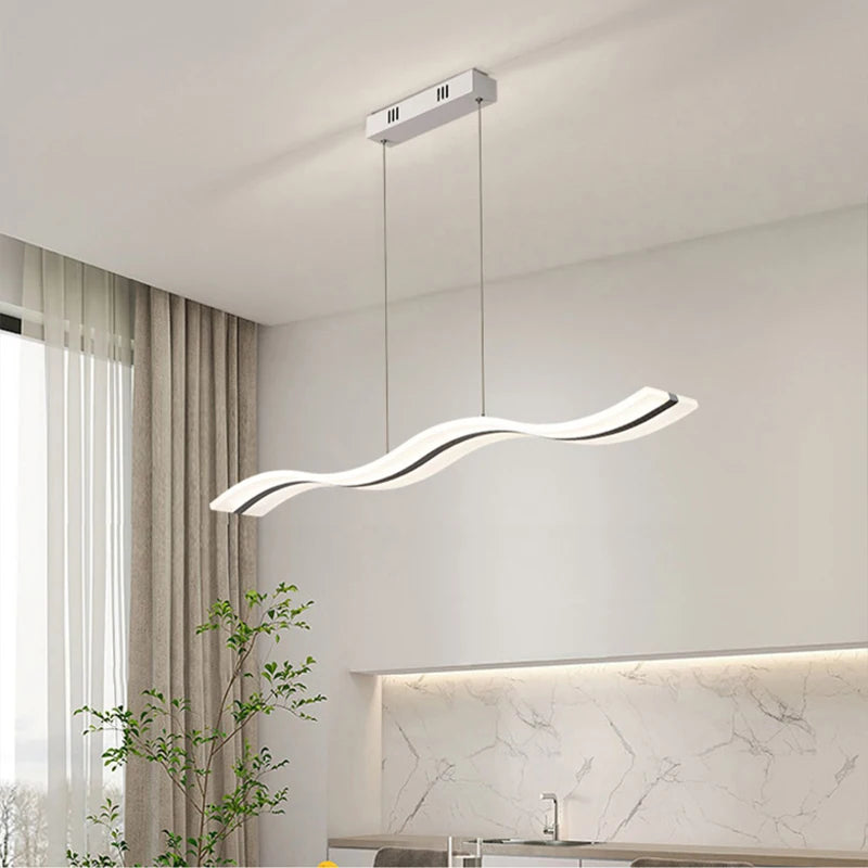 suspension led moderne pour décoration intérieure élégante - vue 5 sur 8