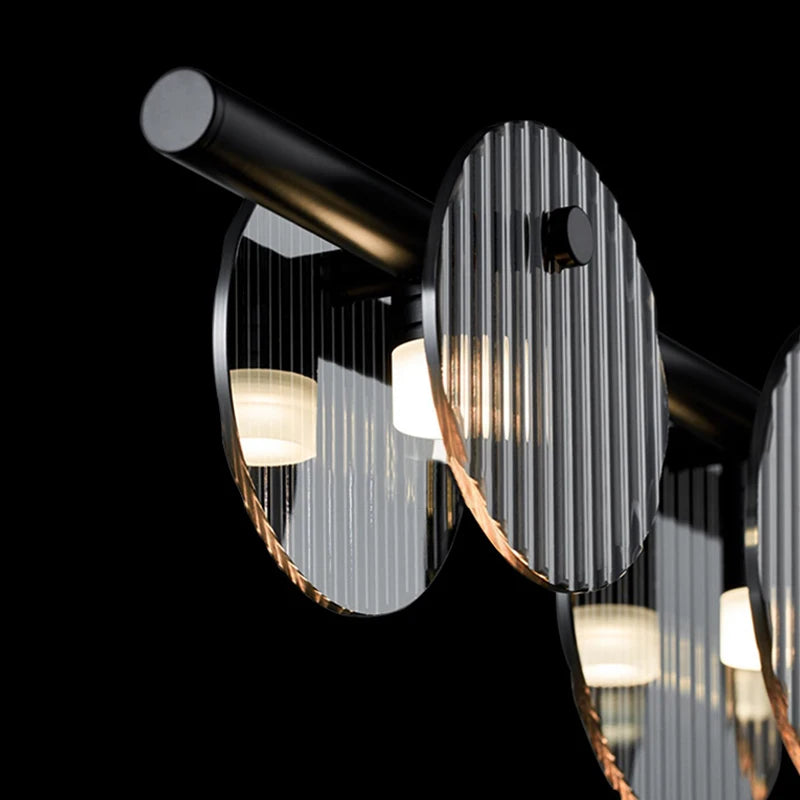 lustre à led moderne style minimaliste pour intérieur - vue 6 sur 9