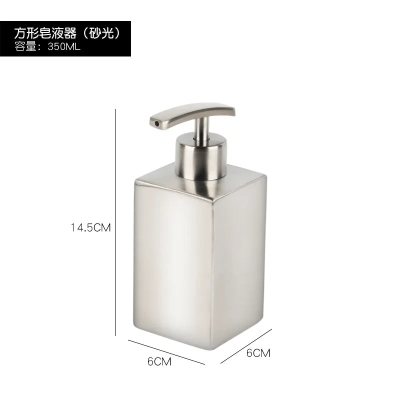 distributeur de savon liquide en acier inoxydable pour salle de bain - vue 11 sur 20
