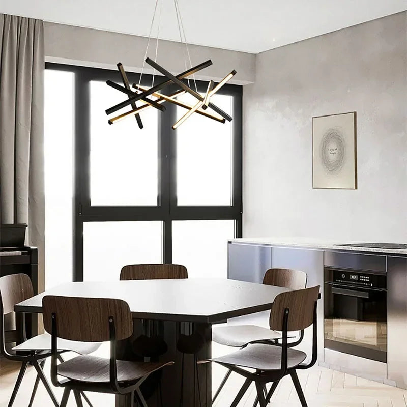 suspension à led moderne pour décoration intérieure élégante - vue 6 sur 8