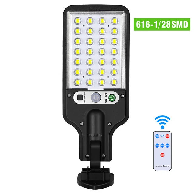 lampadaire solaire extérieur avec télécommande et détection humaine - vue 17 sur 19