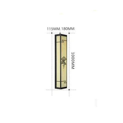 applique murale extérieure chinoise imperméable pour jardin et allées - vue 12 sur 14