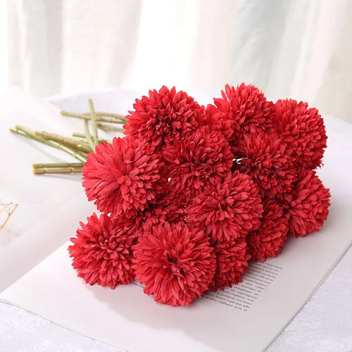 bouquet de fleurs artificielles pour décoration mariage et vases artisanaux - vue 16 sur 15
