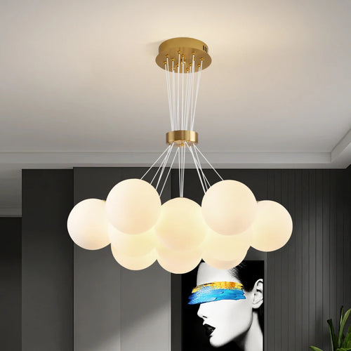 suspension design moderne en forme de lune - vue 6 sur 19