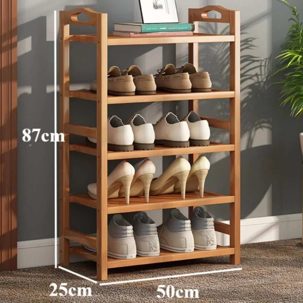 étagère à chaussures intérieure 3 4 5 étages organisateur de rangement multicouche - vue 9 sur 17