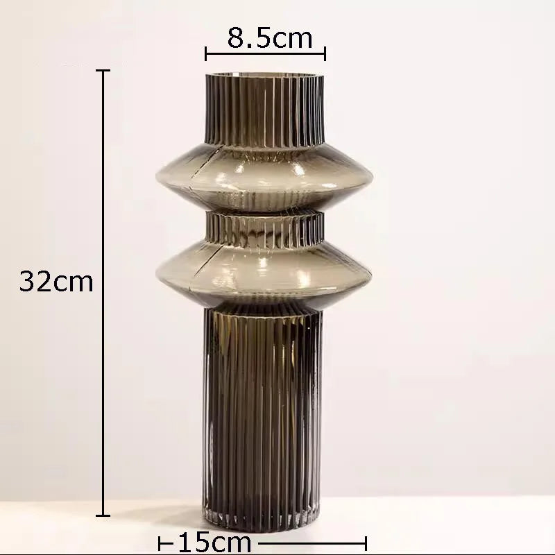 vase en verre pour fleurs hydroponiques décoration moderne et originale - vue 7 sur 14