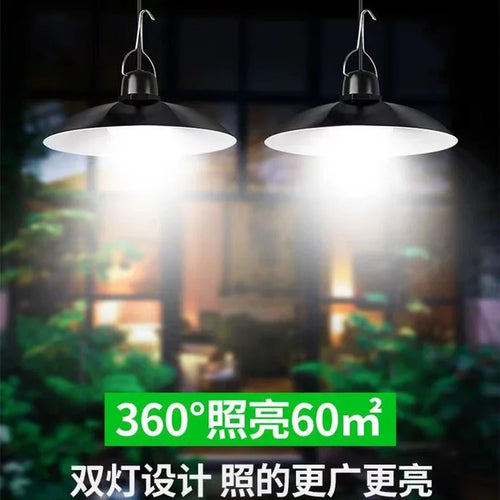Suspension solaire 1 Drag 1/1 Drag 2 Led lampe à énergie solaire avec télécommande lustre Camping extérieur jardin suspension - vue 10 sur 10