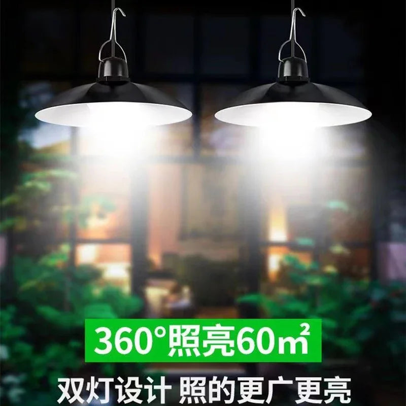 Suspension solaire 1 Drag 1/1 Drag 2 Led lampe à énergie solaire avec télécommande lustre Camping extérieur jardin suspension - vue 10 sur 10