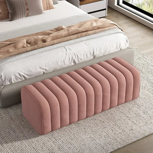 banc à chaussures design moderne avec repose pieds doux et confortable - vue 7 sur 26