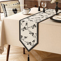 Chemin de table floral vintage style campagne table
