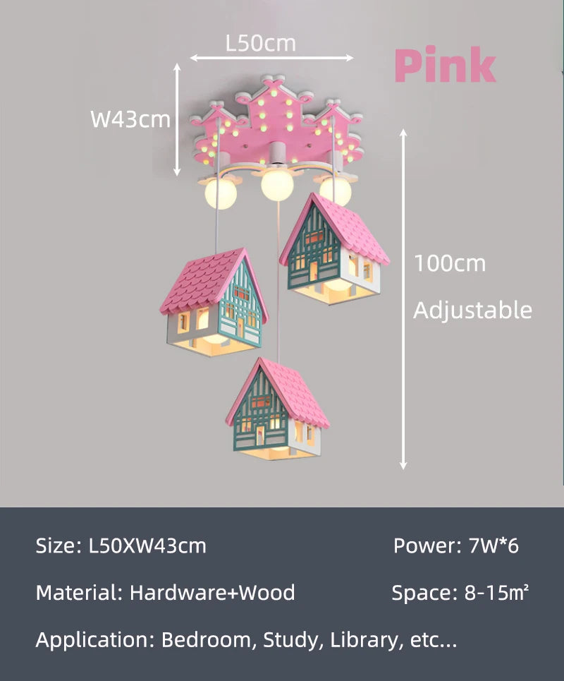 lustre pour chambre d'enfant décorations de noël suspendues - vue 8 sur 8