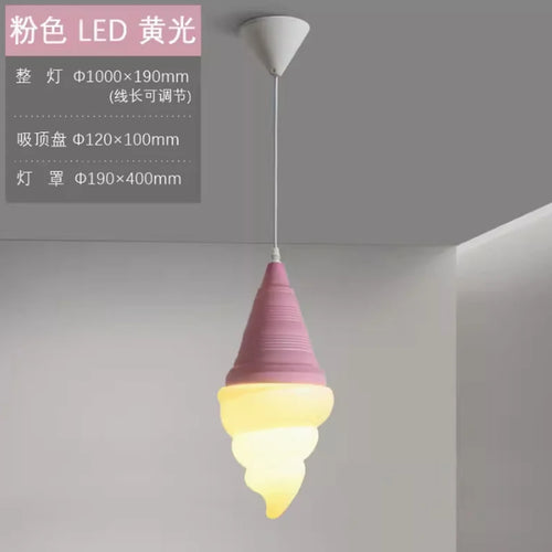 suspension créative en forme de crème glacée moderne - vue 13 sur 15