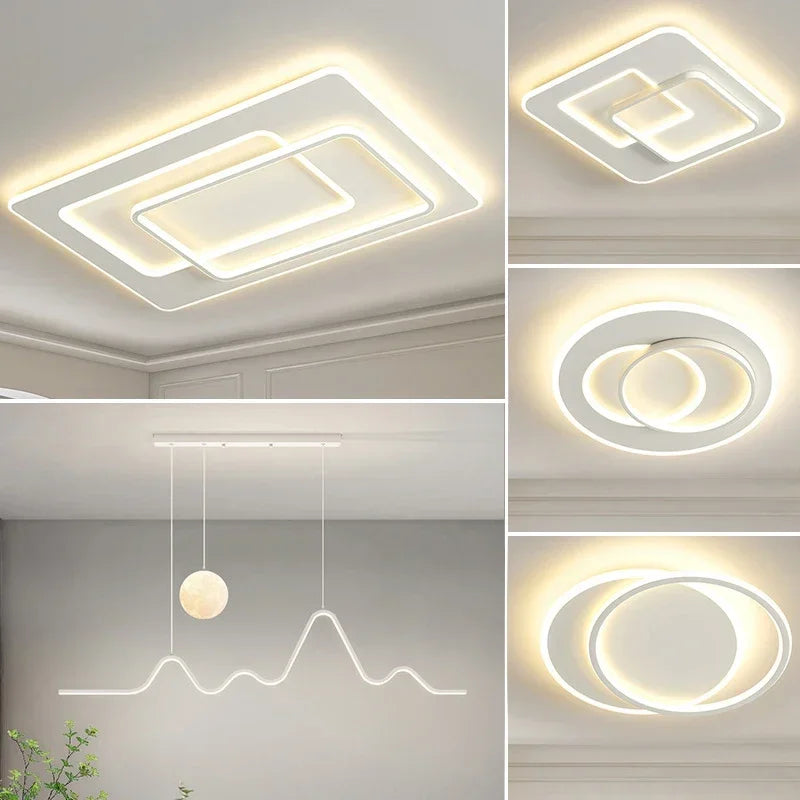 plafonnier led moderne pour décoration intérieure élégante et lumineuse - vue 2 sur 11