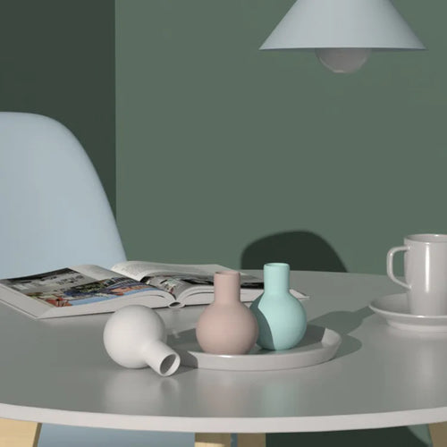 vase en céramique artisanale pour fleurs séchées décoratif et créatif - vue 3 sur 16