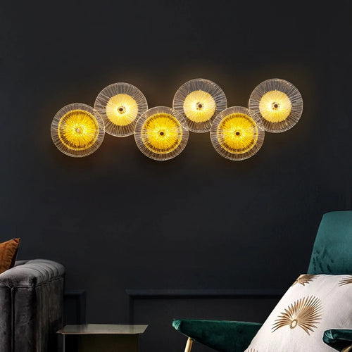 applique murale moderne en cristal avec appliques led pour allée - vue 4 sur 11