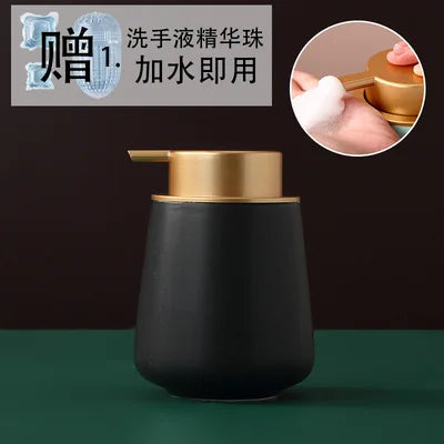 distributeur de savon portable en céramique 400 ml pour soins personnels - vue 20 sur 30