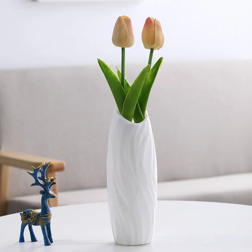vase moderne en plastique pour décoration florale nordique - vue 23 sur 26
