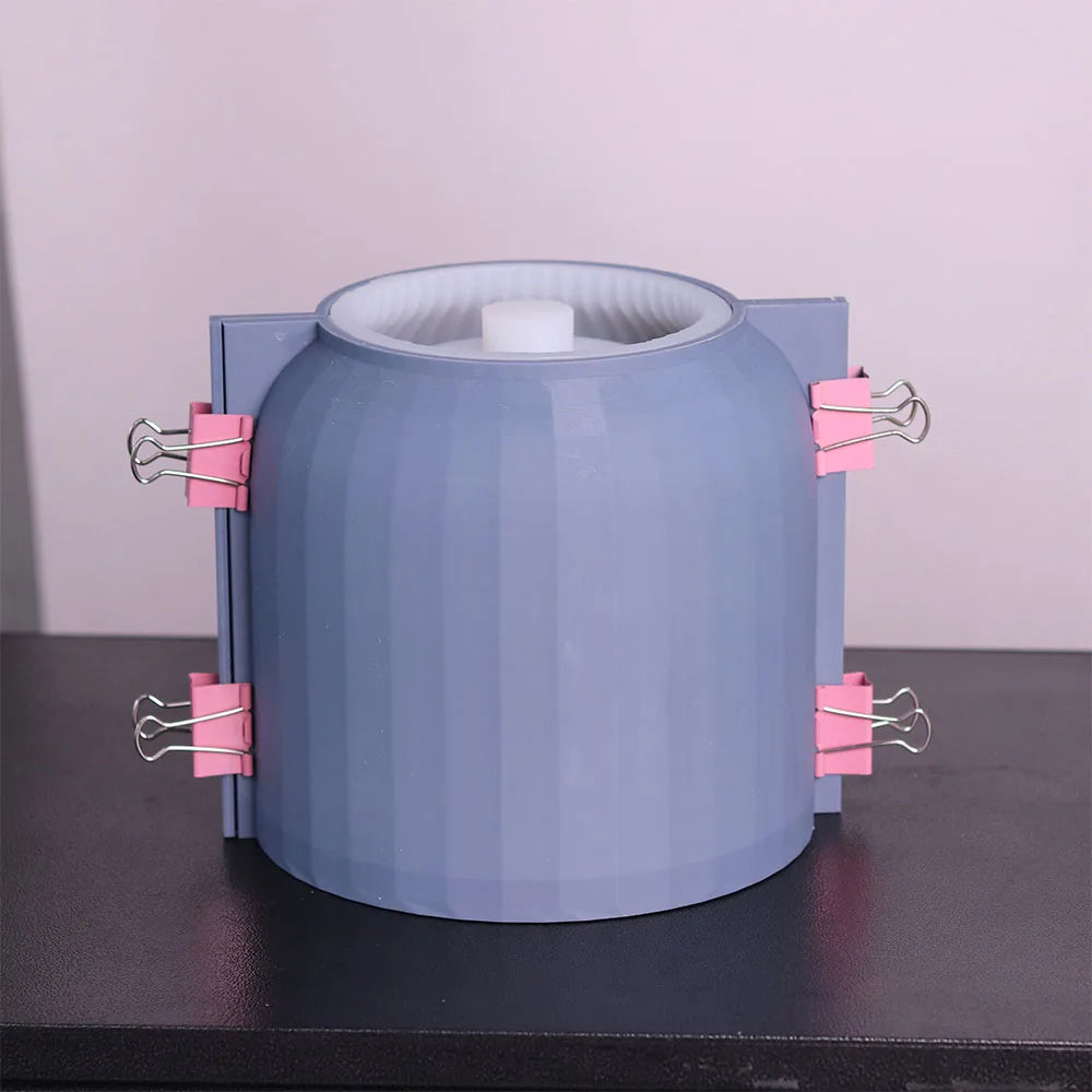 moule en silicone pour pot de fleurs créatif en ciment - vue 3 sur 14