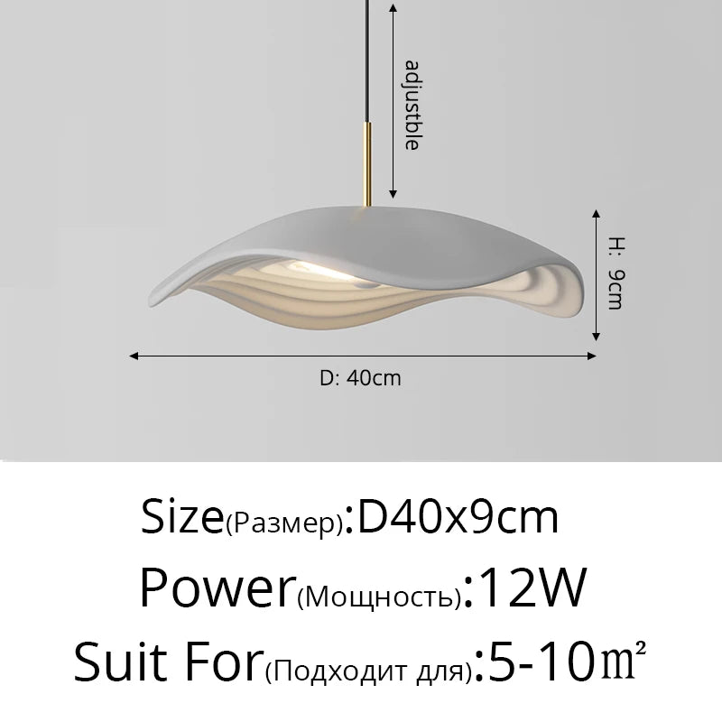 lustre d'art moderne minimaliste wabi-sabi pour bar créatif - vue 11 sur 14