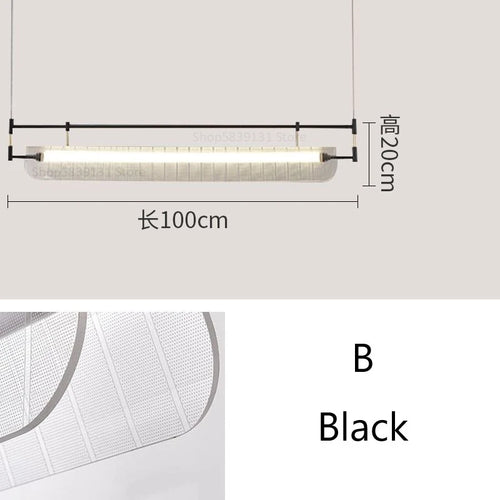 suspension minimalistes italiennes en acrylique led modernes - vue 10 sur 18