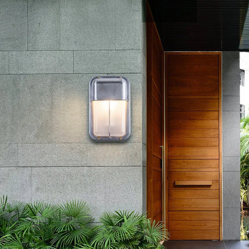 applique murale led rétro imperméable en aluminium idéale pour extérieur et intérieur - vue 4 sur 15