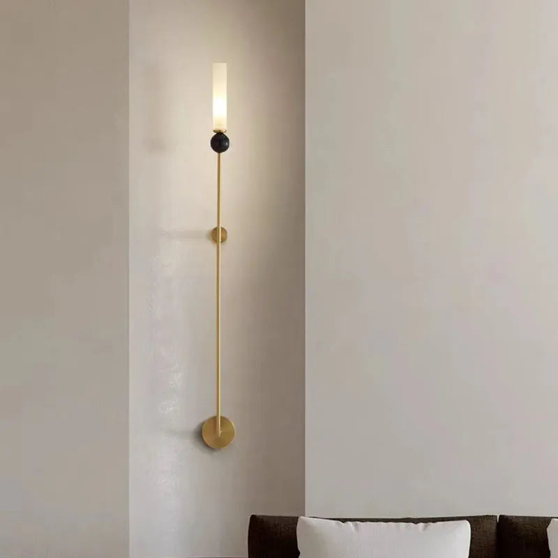 Applique murale boule de marbre naturel - vue 3 sur 18
