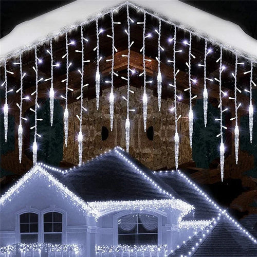 guirlande lumineuse à led pour décorations de noël 2024 - vue 2 sur 12