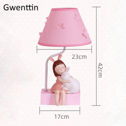 lampe à poser papillon lapin décoration moderne pour chambre - vue 9 sur 8