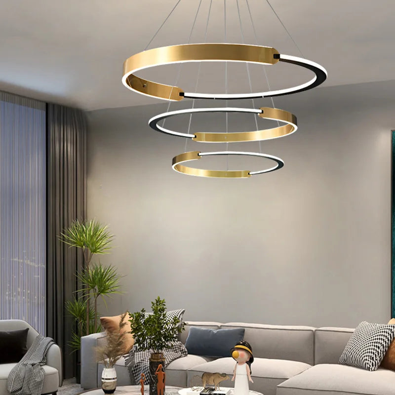 lustre moderne en style nordique pour décoration intérieure suspendue - vue 2 sur 16