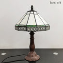 lampe à poser minimaliste scandinave en maille géométrique antique