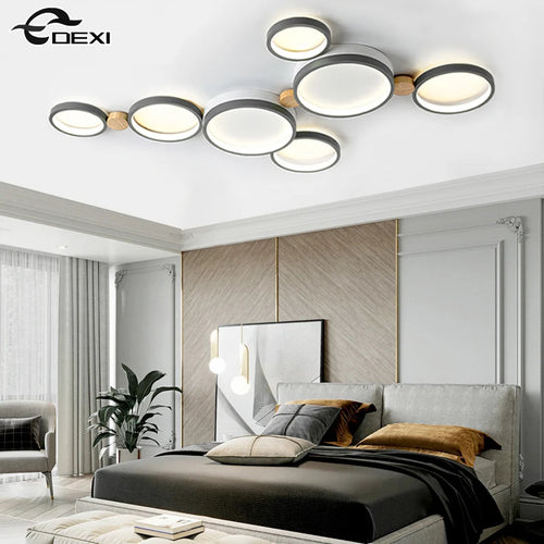 lustre nordique led pour salon balcon café vestiaire - vue 4 sur 25