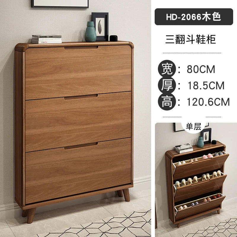 meuble à chaussures en bois design moderne gain de place luxe - vue 22 sur 22