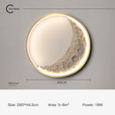 applique murale lune à led avec intensité variable décorative