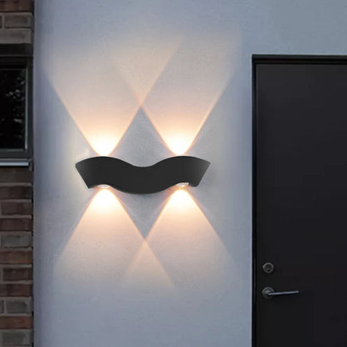 Applique murale LED nordique en aluminium - vue 6 sur 8