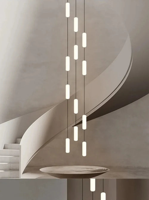 lustre à led moderne pour éclairage suspendu élégant - vue 4 sur 13
