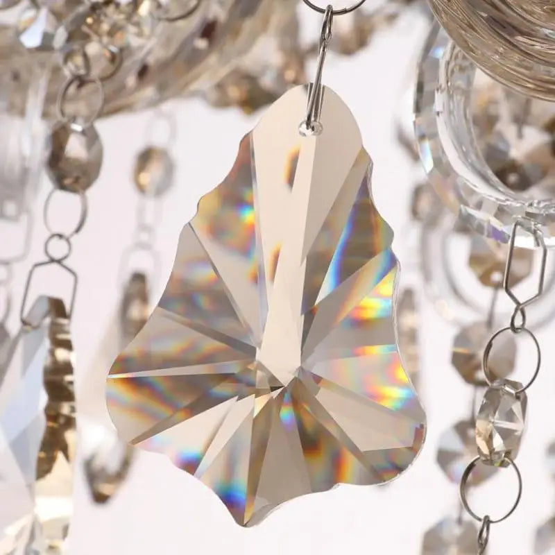 lustre en cristal moderne pour décoration intérieure élégante - vue 6 sur 15