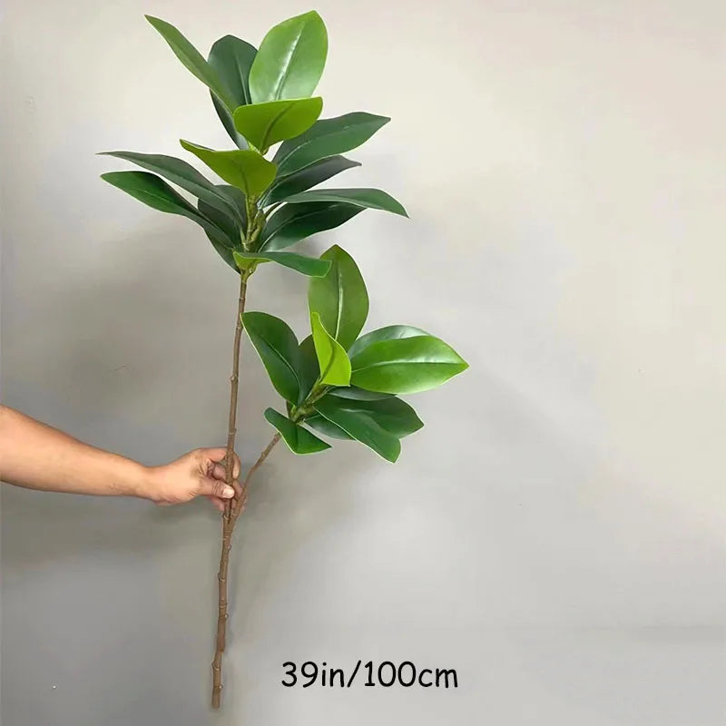 grands ficus artificiels en caoutchouc pour décoration de Noël - vue 7 sur 9