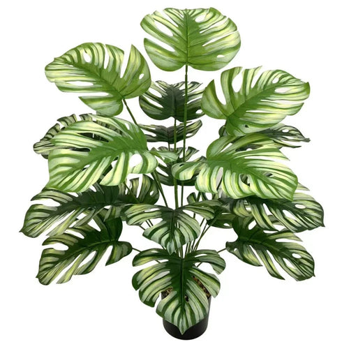 plantes artificielles grandes feuilles décoratives pour intérieur et bureau - vue 20 sur 24