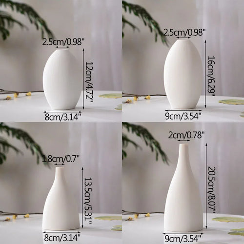 vase en céramique moderne pour fleurs séchées décoration artisanale - vue 7 sur 12