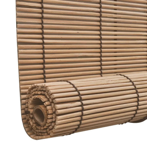 Store enrouleur occultant style naturel pour fenêtre intérieur - vue 6 sur 6
