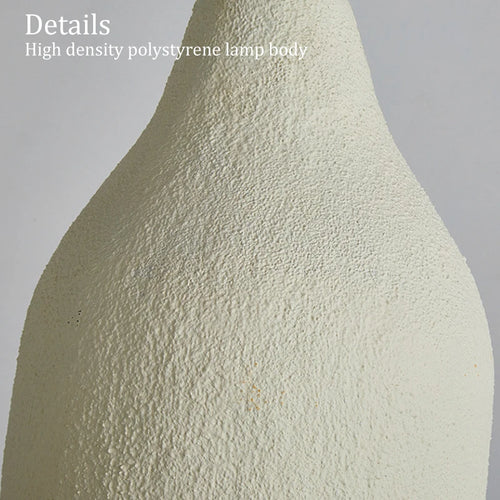 Suspension Wabi Sabi blanc cassé nordique bouteille d'eau forme 63 cm de haut chambre salle à manger - vue 5 sur 6