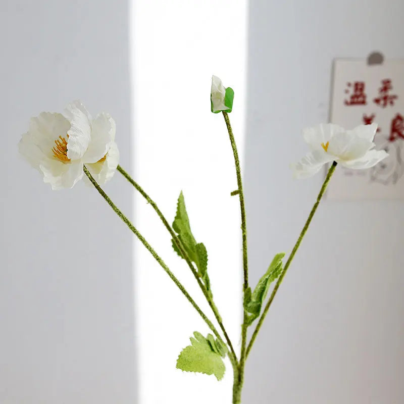 fleurs artificielles coquelicots pour mariage et décoration intérieure - vue 6 sur 25