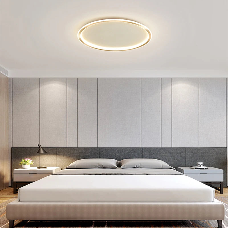 plafonnier led moderne simple variable ronde ou carrée - vue 4 sur 27