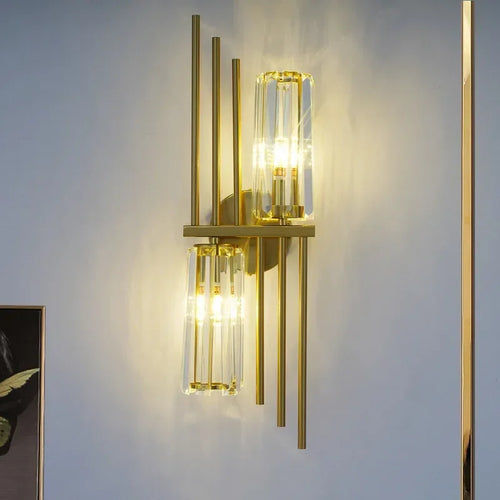 applique murale led post-moderne de luxe en cristal simple - vue 6 sur 13