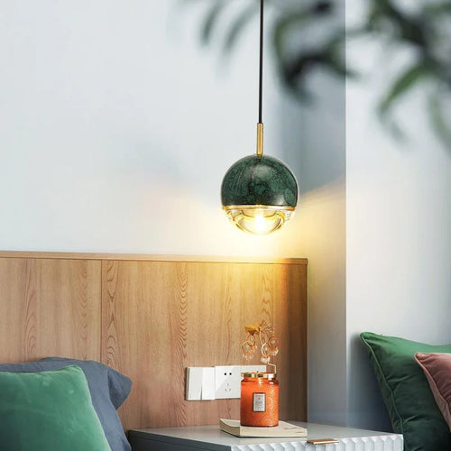 lustre en marbre moderne pour intérieur élégant design nordique - vue 2 sur 24