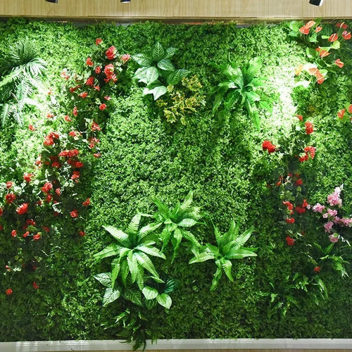 décoration végétale murale verte pour intérieur élégant - vue 5 sur 25