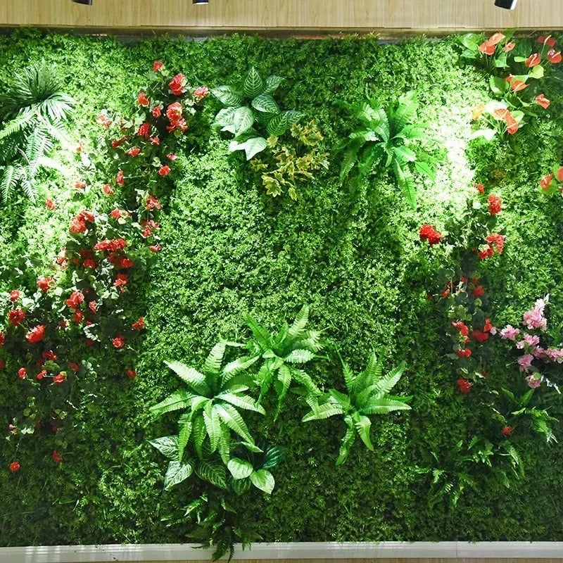 décoration végétale murale verte pour intérieur élégant - vue 4 sur 25