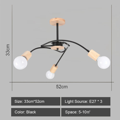 lustre sputnik moderne style industriel pour intérieur élégant - vue 8 sur 19